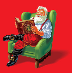 Seated Santa