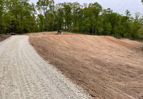 New home site preparation.