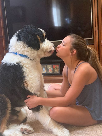 Lambeau (AKA Teddy) most lovable goofy dog
