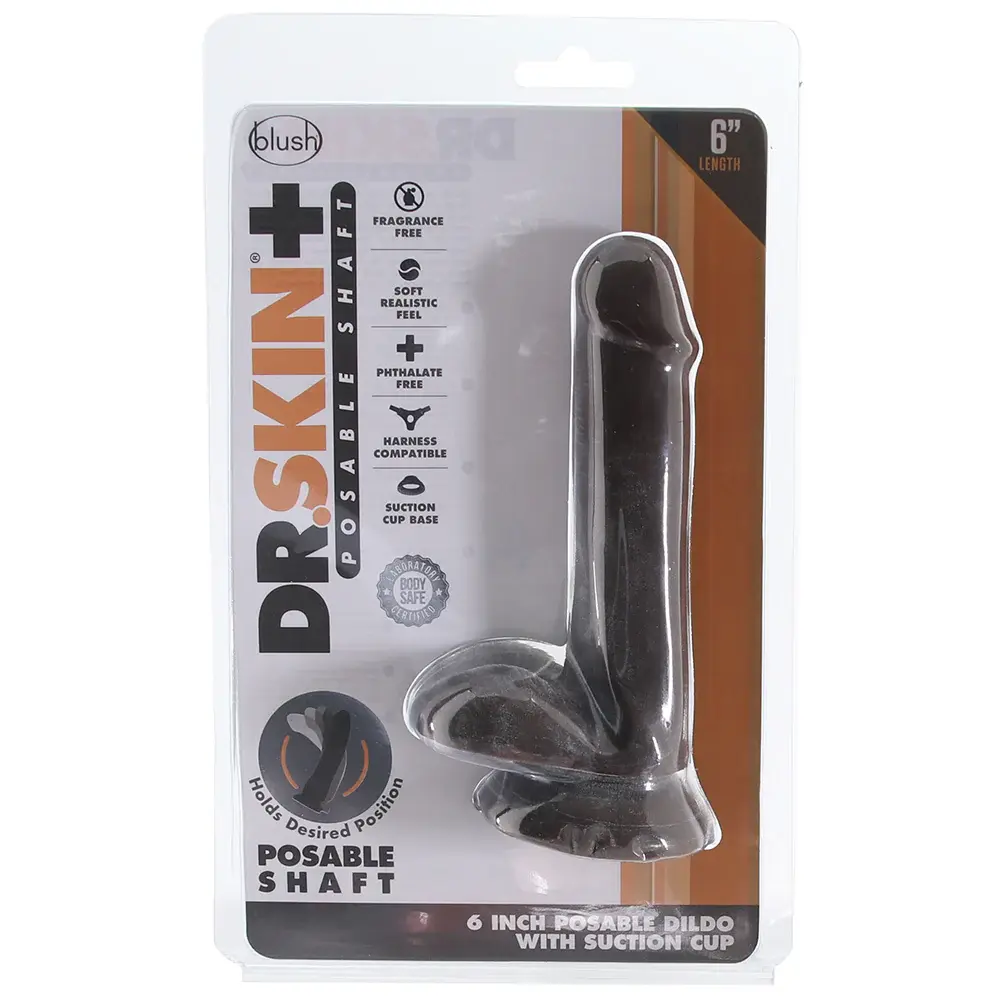 Dr. Skin Plus 6 Inch Posable Dildo