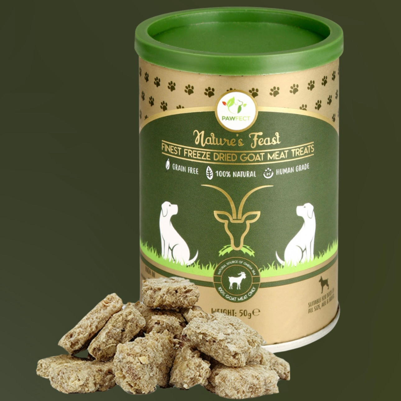 Pawfect Natures Kitchen Treats Freeze Dried