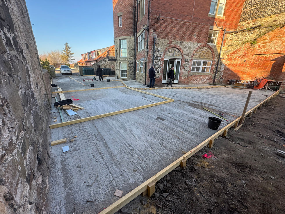 Before concrete