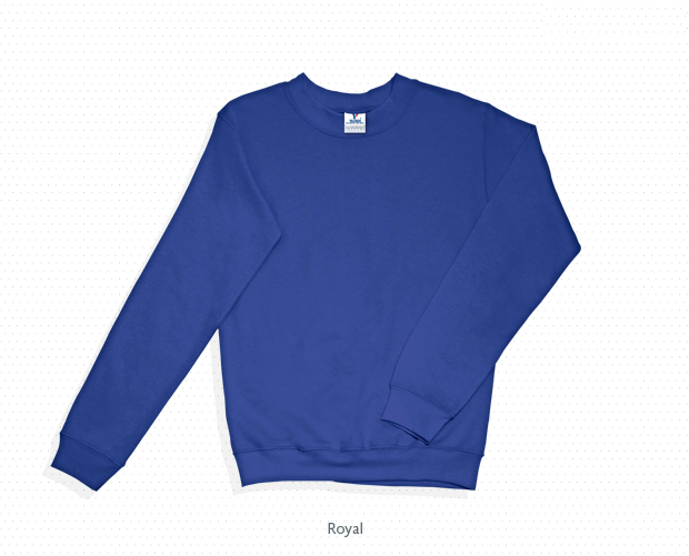 Miniatura: SUDADERA UNISEX CUELLO REDONDO