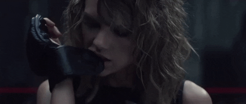 Taylor Swift in her Bad Blood music video.