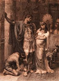 Cleopatra and Marc Antony.