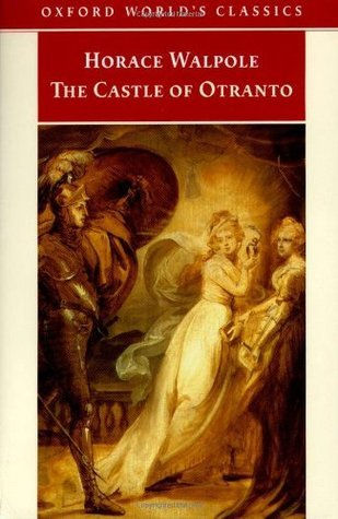 Book cover of The Castle of Otranto by Horace Walpole.