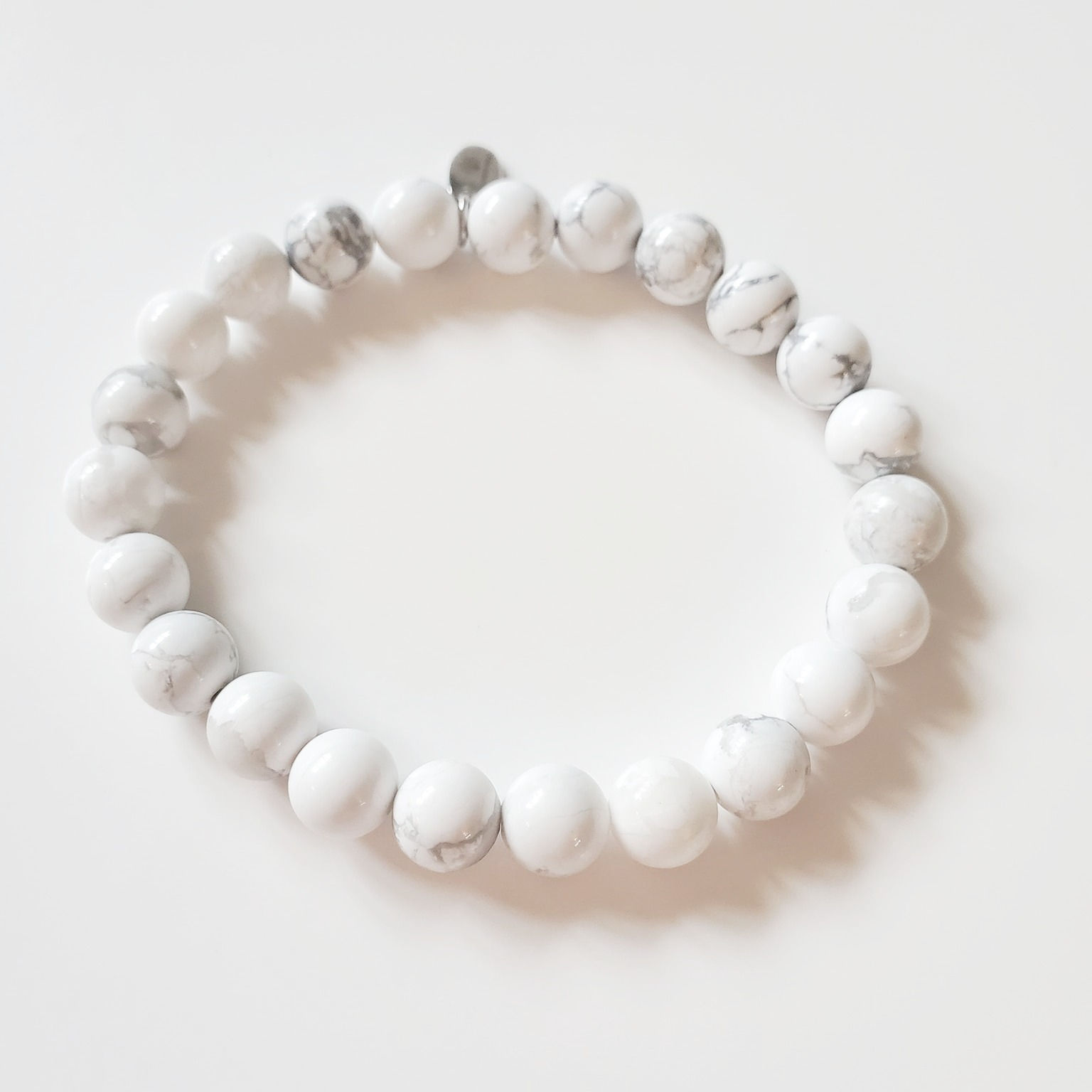 White Howlite Bracelet