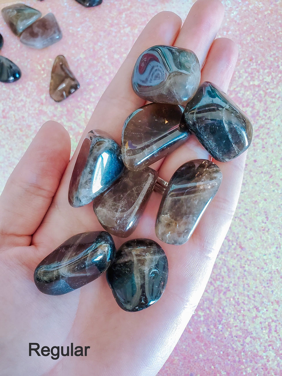 Thumbnail: Smoky Quartz Tumbled Pocket Stone