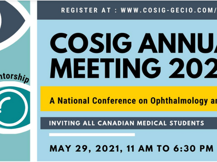 Event Summary: The 1st COSIG Annual Meeting: A National Conference on Ophthalmology & Global Health