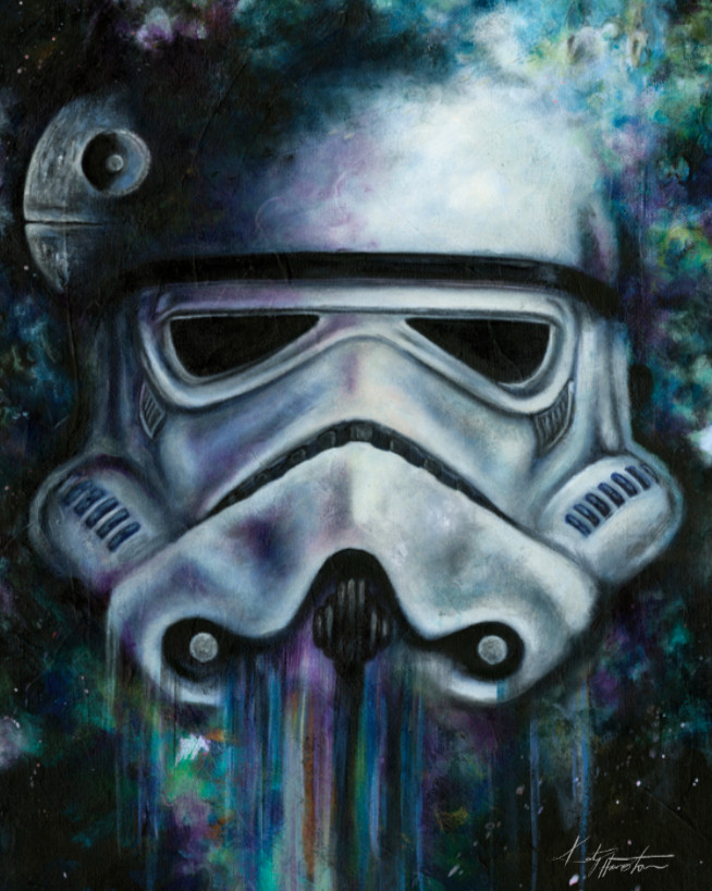 Storm Trooper painting, Storm Trooper lover, Storm Trooper gift, Storm Trooper collectables, star wars art, Storm Trooper art