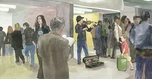 Joshua Bell played a violin in a subway station in Washington DC metro