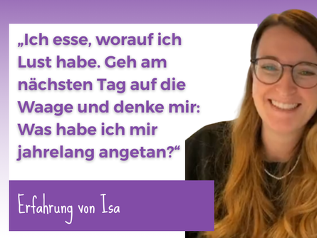 Von 1.500 auf 2.500 Kalorien, ohne Zunahme, mit entspanntem Essverhalten: Erfahrung von Isa