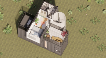 Cargo Casita Grand Canyon Render