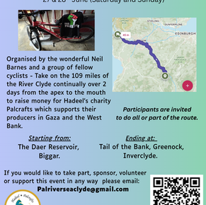 Cycle Tour for Palestine - 27th and 28th June
