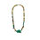 Miniature : Collier Chrysocolle plate et ambre