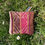 Miniature : Pochette carrée en tissage péruvien et cuir