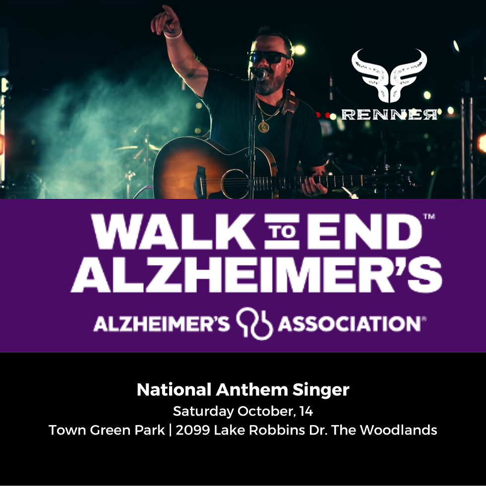 Walk To End Alzheimer's National Anthem & Acoustic Performance