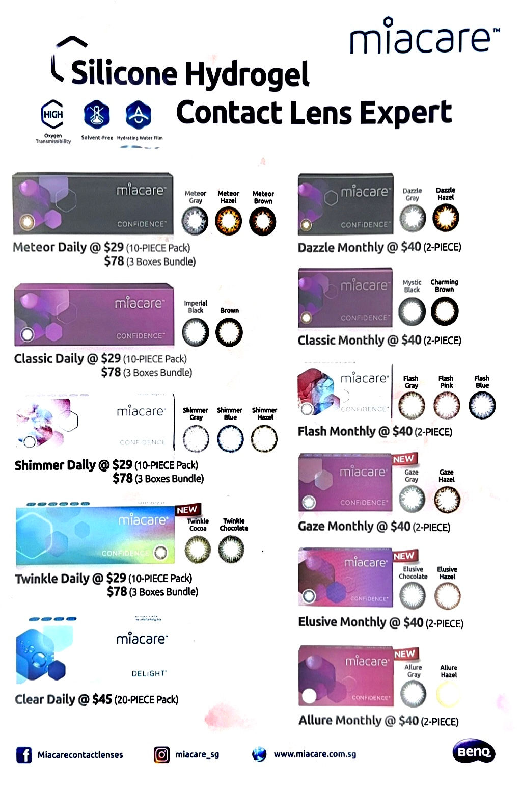 Miacare Contact Lenses