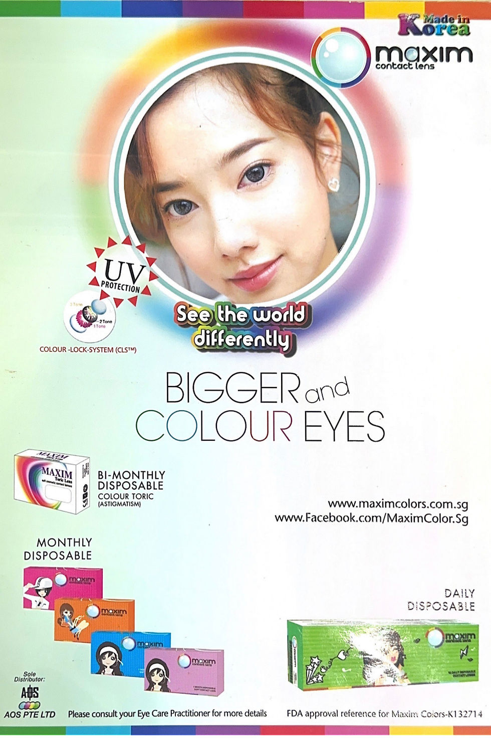 Maxim Coloured Lenses