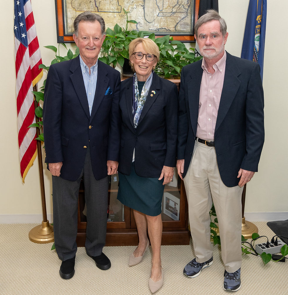 Gary and Ed with Senator Maggie Hassan
