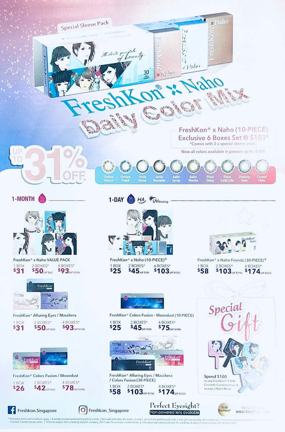 Freshkorn Contact Lenses