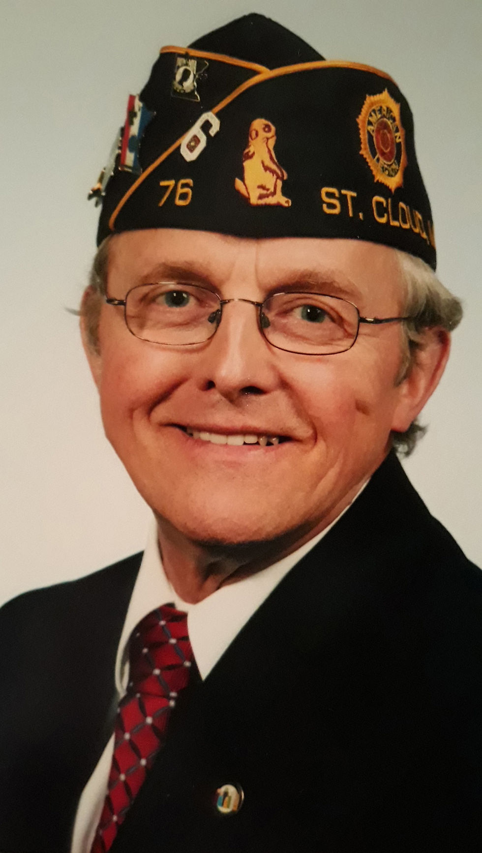 Curt Hutchens as Commander for the American Legion Post #76. After serving 18 years, he recently stepped down. Contributed photo
