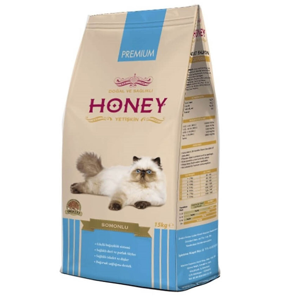 Honey Premium Somonlu Kedi Maması 1 Kg