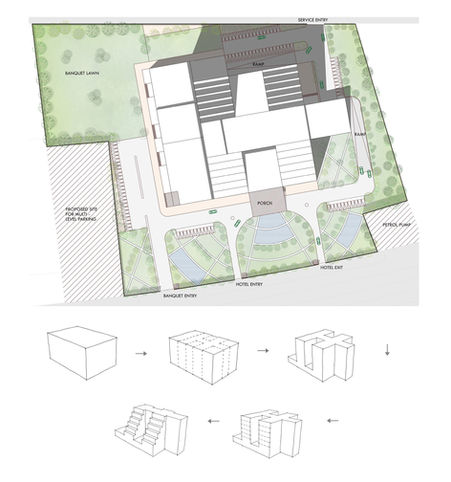 plan illustration site floor architectural outsourcing 