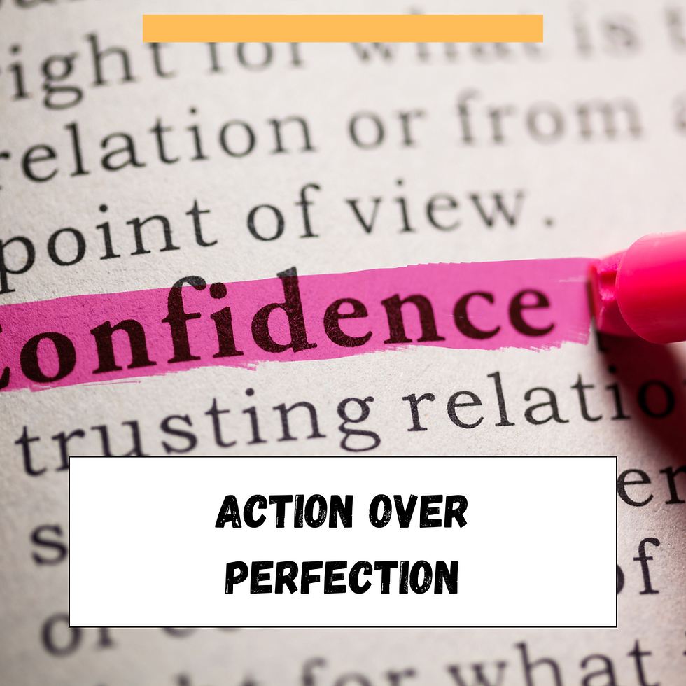 Written text with the word 'confidence' highlighted