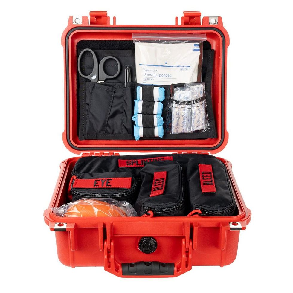 Miniatura: Kit de traumatología de campo de tiro (estuche rígido)