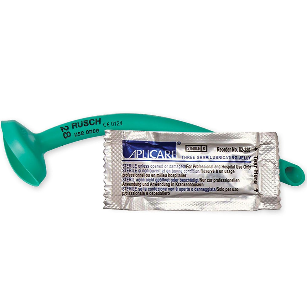 NASOPHARYNGEAL AIRWAY (28F WITH LUBRICANT)