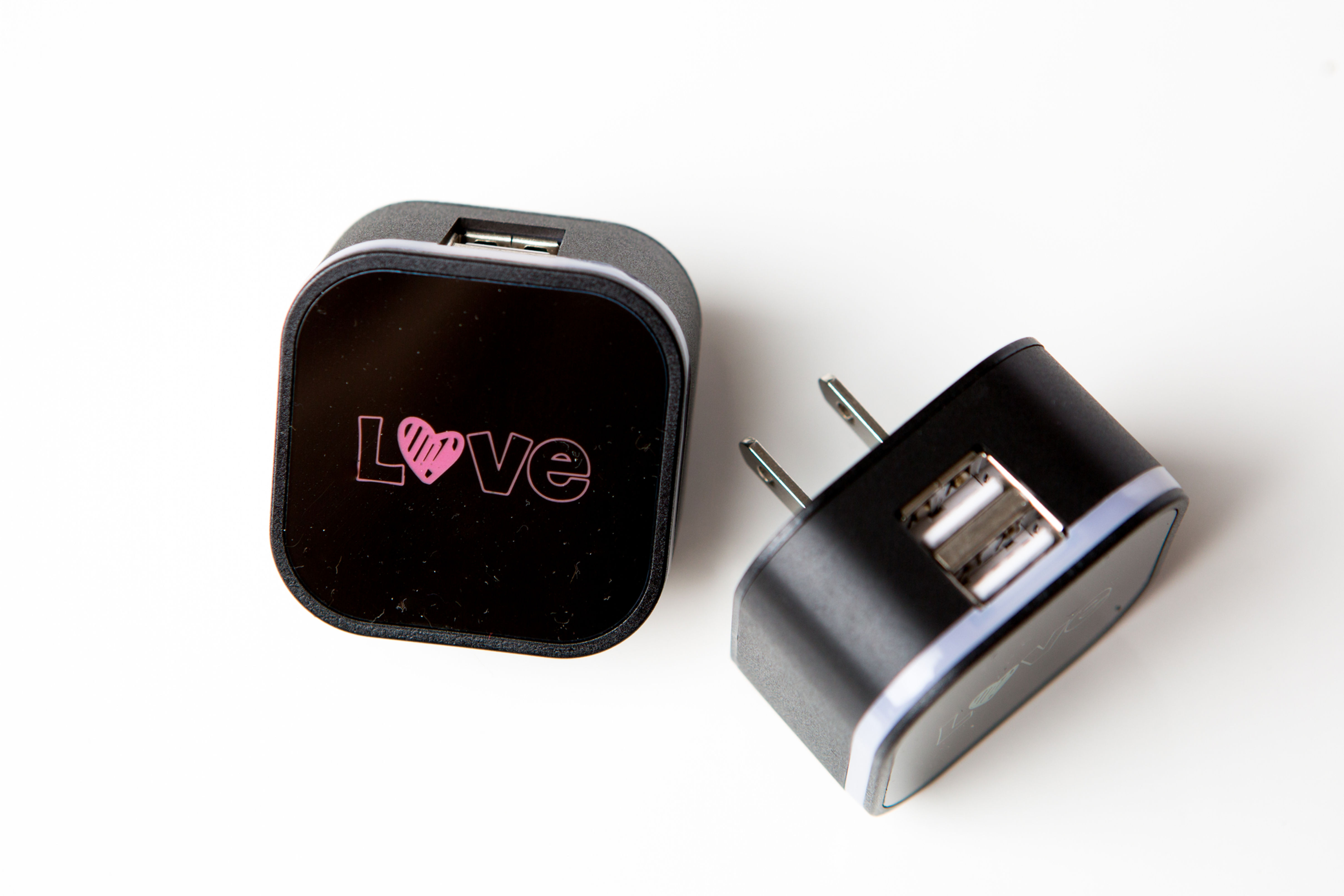 LED Glow Phone Charger Cube