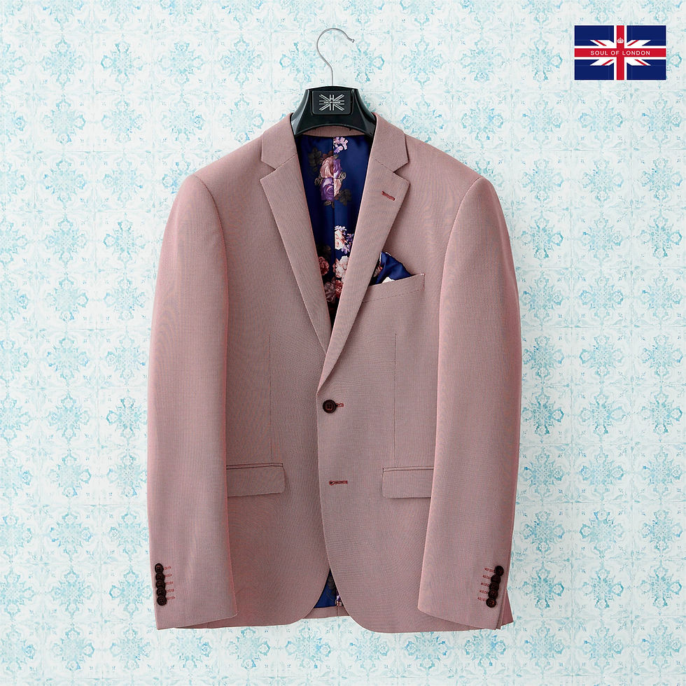 soul of london pink sport coat