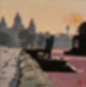 NAKAMURA,Hideaki [Angkor Wat] woodblock
