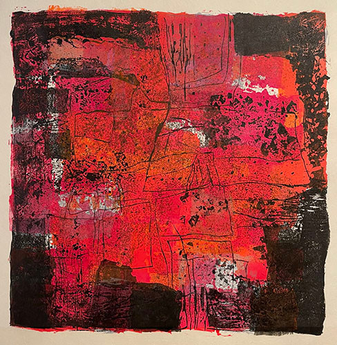 TSUZUKIYAMA,Shigeki [Trace-24-2] woodblock | Yoseido Gallery