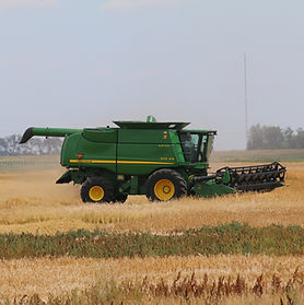Green Tractor Harvesting