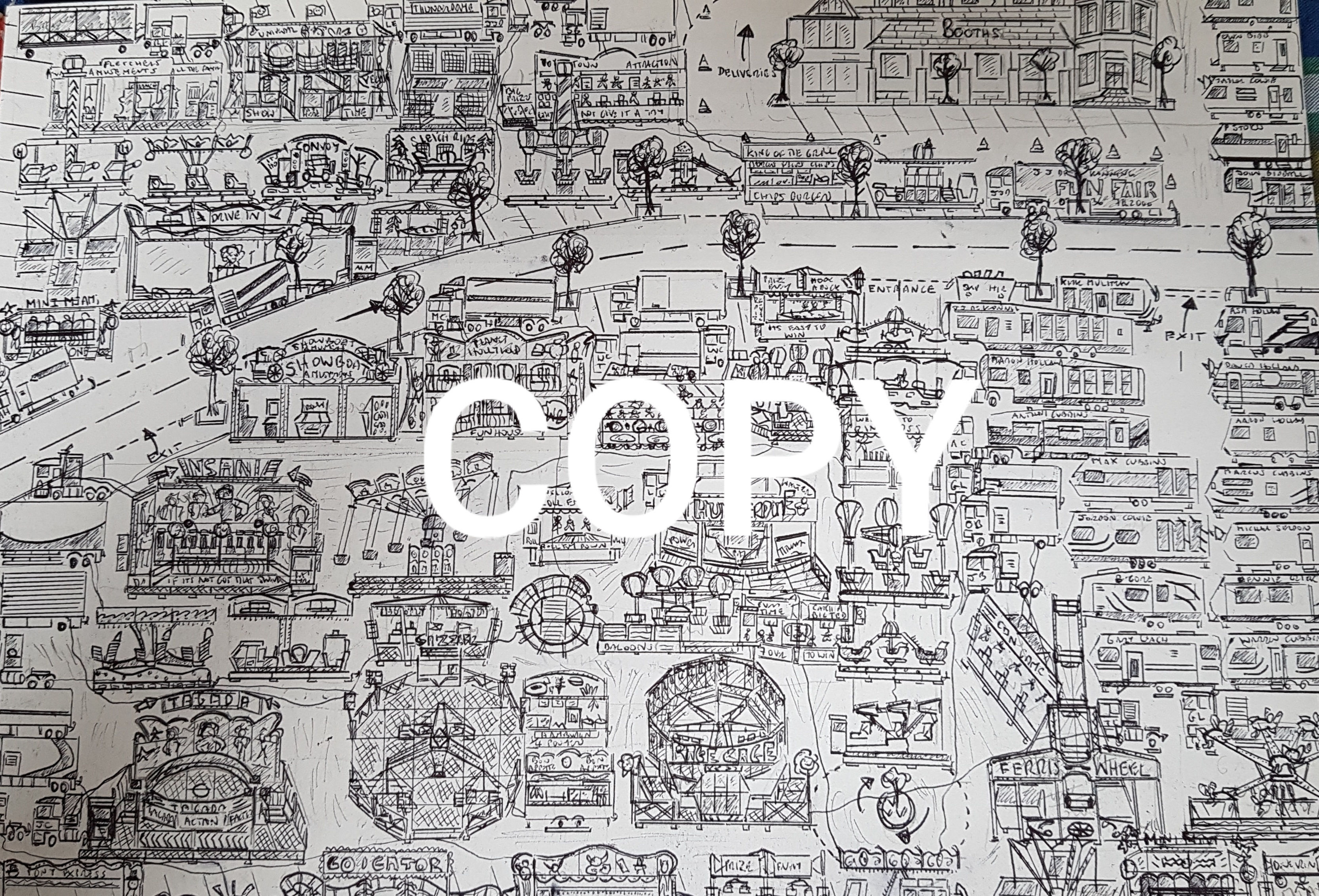 Fun Fair 3 (A4 mixed) : based on a variety of attractions