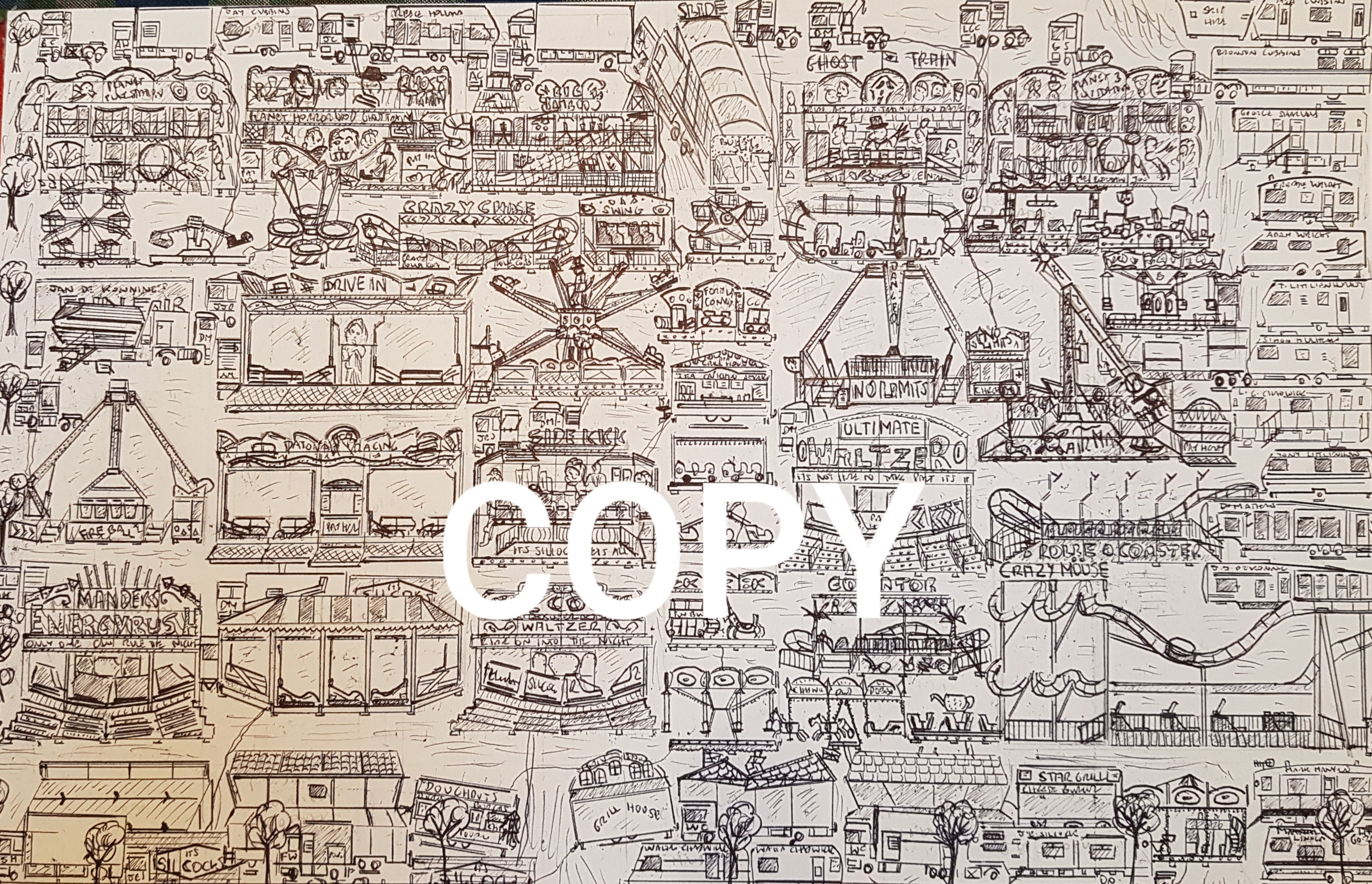 Fun Fair 7 (A4 mixed) : based on a variety of attractions