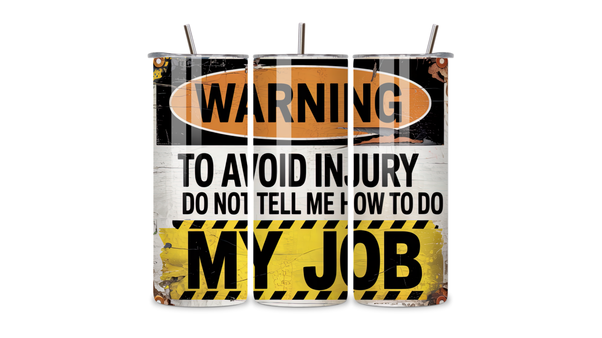 Warning! To Avoid Injury Tumbler