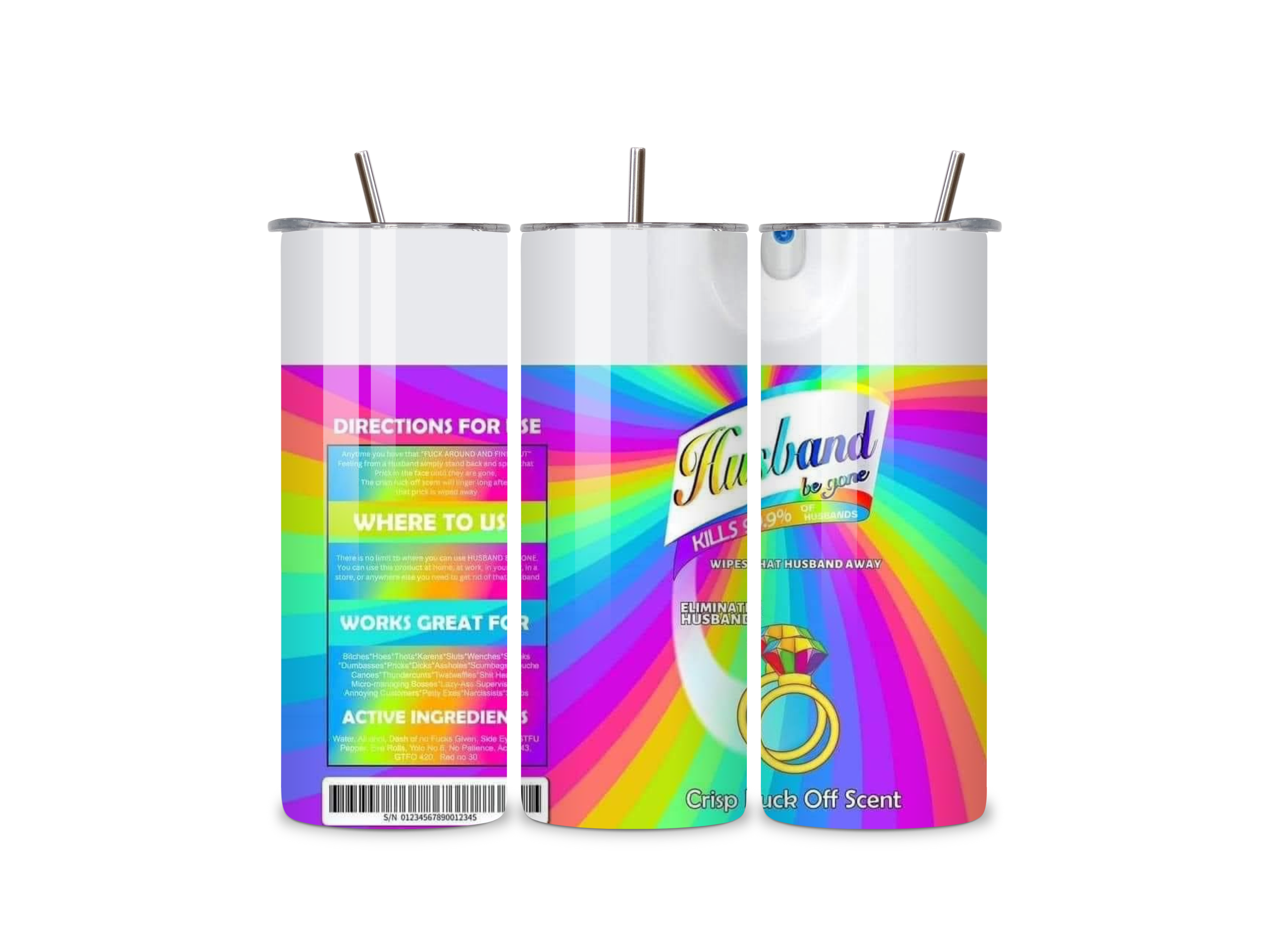 Husband Be Gone Spray Tumbler