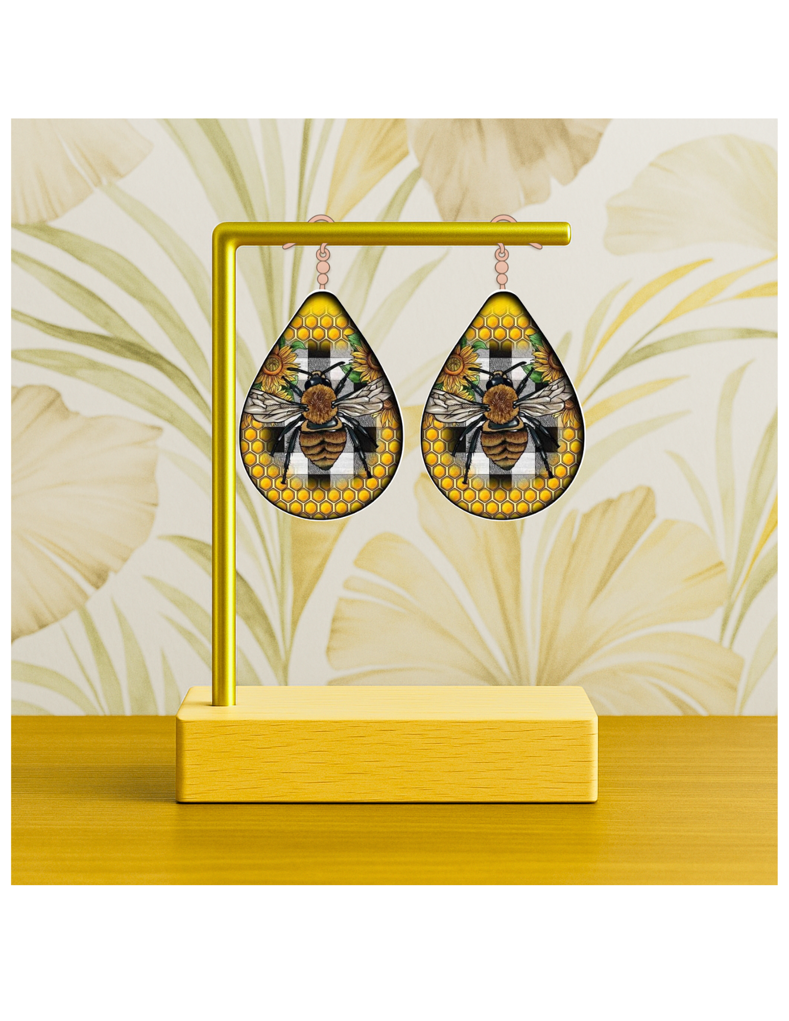 Honey Bee Earrings