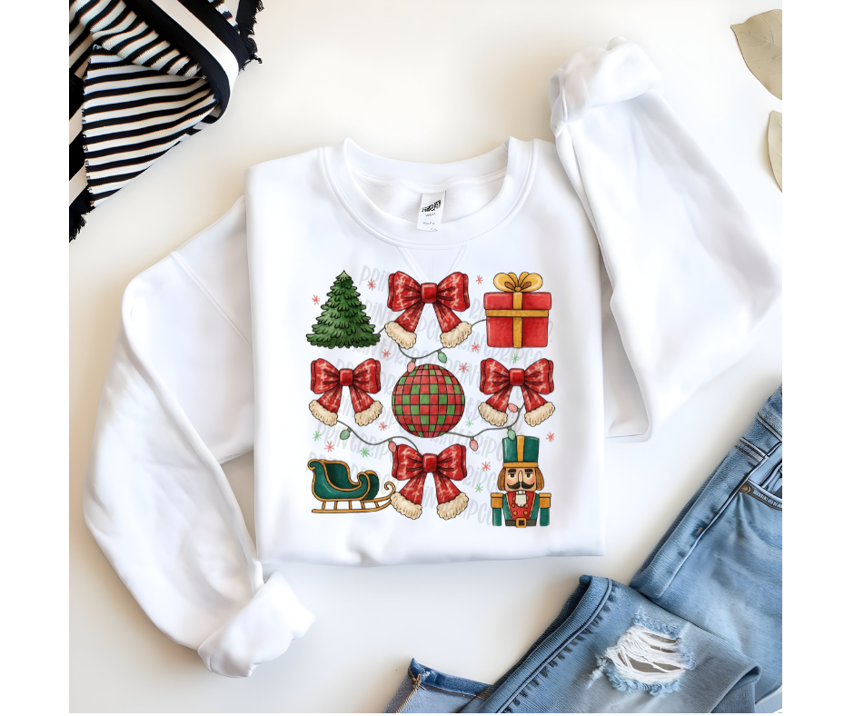 Thumbnail: Holiday Bow and Nutcracker