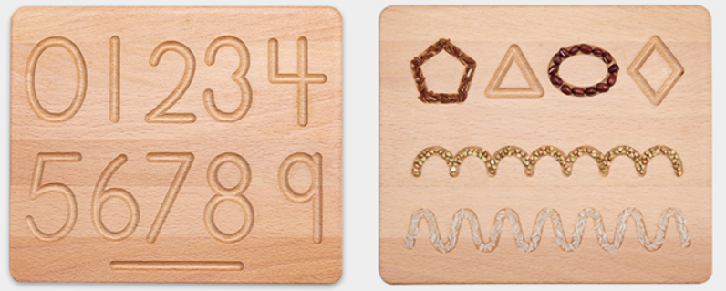 ภาพขนาดย่อ: Wooden Number & Pattern Board