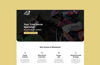 A1 Bloodstock Website