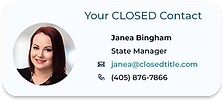 Closed Contact