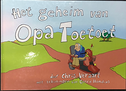 Omslagillustratie Opa Toetoet door Gerrie Hondius