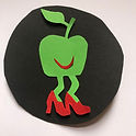 Logo appel op hakken van Theater de Liefde