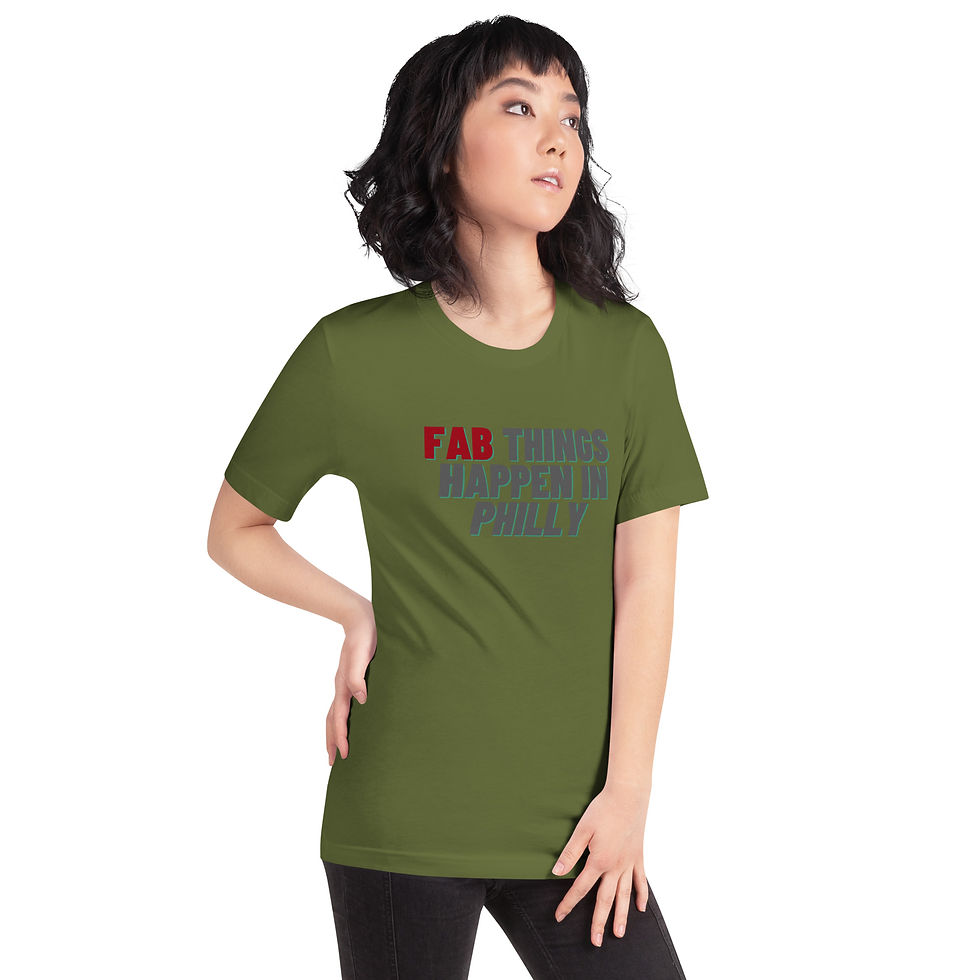 Thumbnail: Red Fab Things Happen in Philly Short-Sleeve Women's T-Shirt