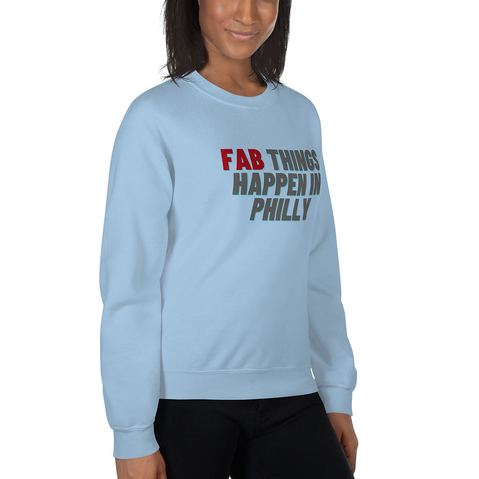 Thumbnail: Red Fab Things Happen in Philly Unisex Sweatshirt