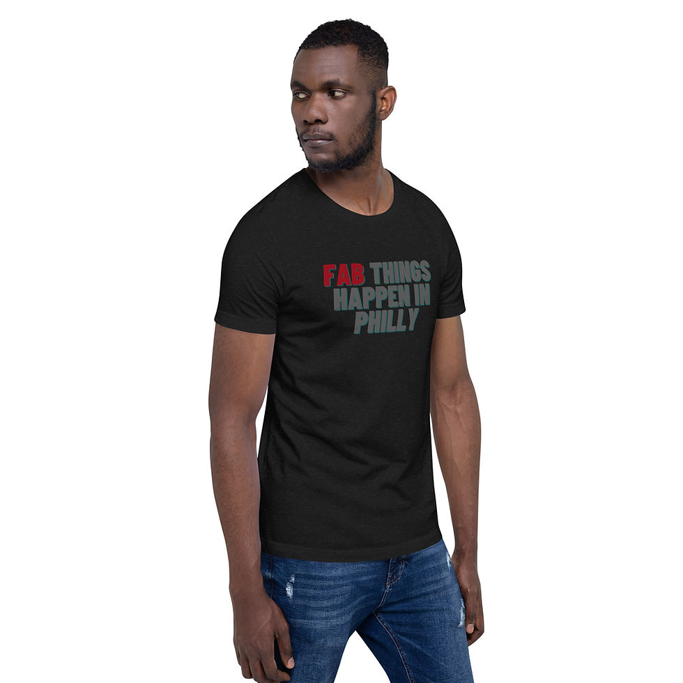 Thumbnail: Red Fab Things Happen in Philly Short-Sleeve Men's T-Shirt